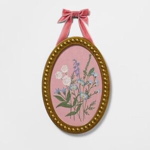 Cross Stitch Floral Wall Art - Threshold™ designed with Studio McGee